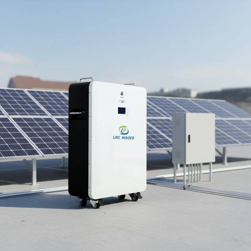 Deep cycle 51.2V solar lithium battery